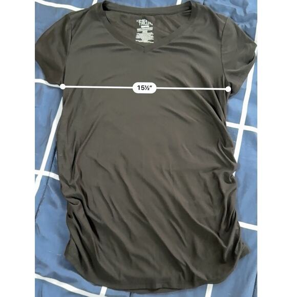 Time and Tru Black Maternity Tee Size S - Picture 3 of 5